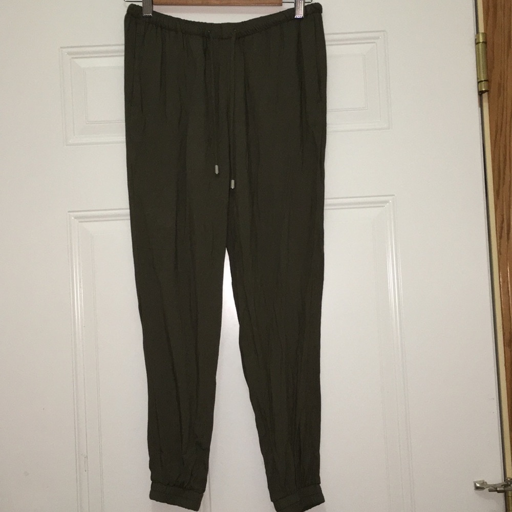 H&M olive green pants